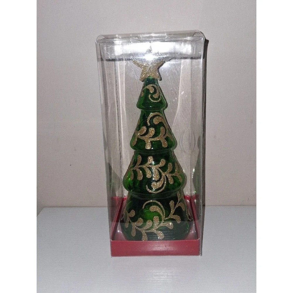 Pier 1 Imports Glass LED Christmas Tree 8